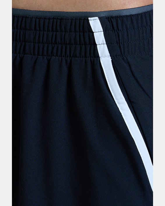 Men's UA Qualifier 5" Wordmark Shorts in Black image number 6